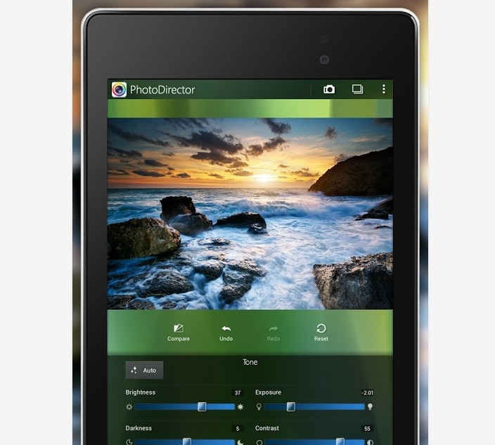 Фрагмент интерфейса сайта Google Play