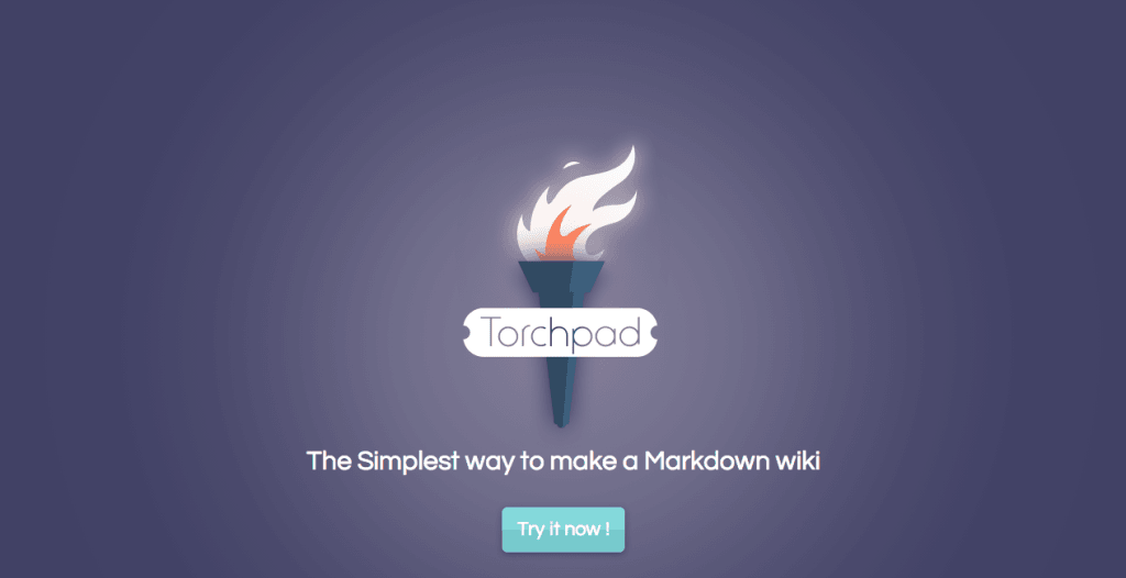 Элемент интерфейса сайта Torchpad.