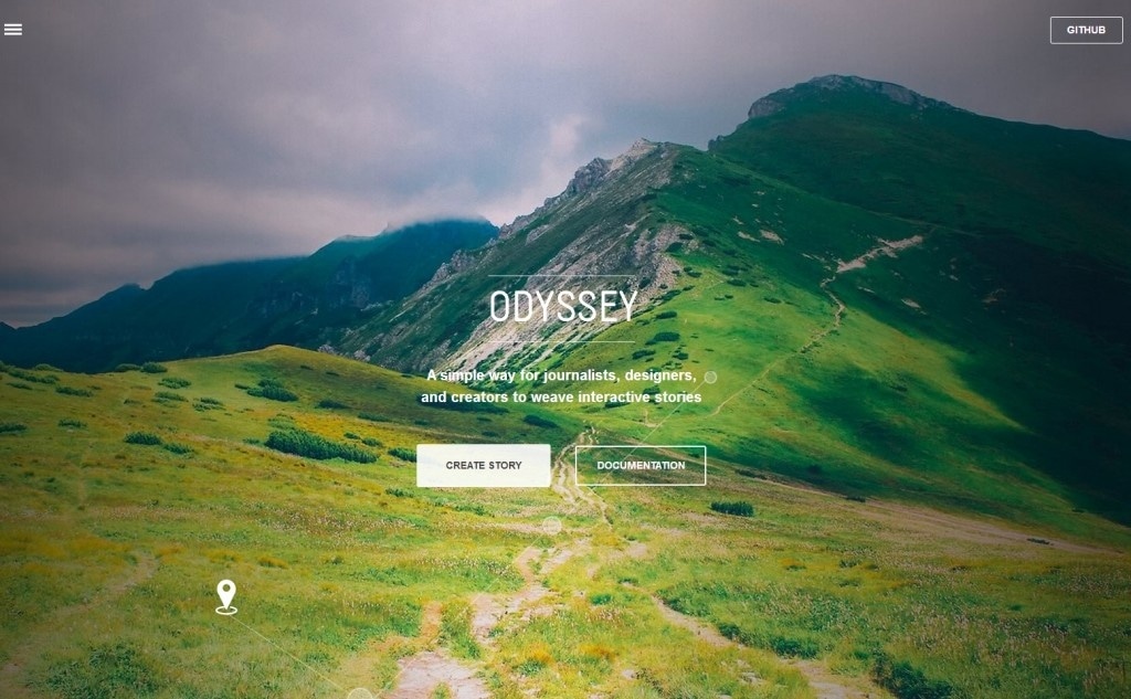 Фрагмент интерфейса сайта Odyssey