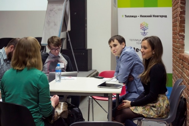 Мастер-класс Надежды Кобиной «От добровольчества к стартапу, или К черту все! Берись и делай!». Фото:  Мария Лудина.