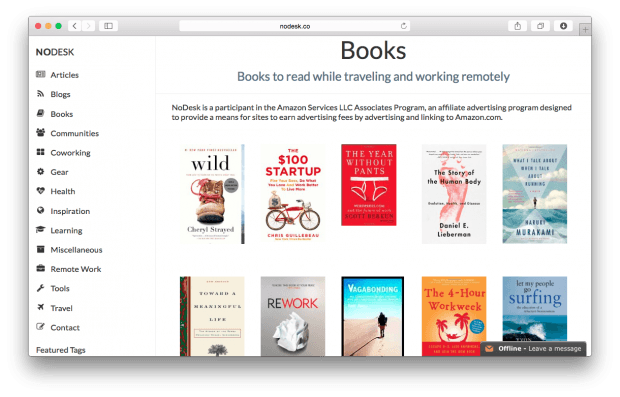 NoDesk – полезные ресурсы для тех, кто работает в путешествиях
