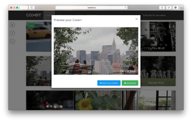 Coverr – бесплатные видео для фона вашего сайта
