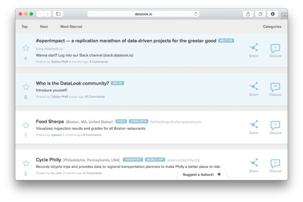 DataLook – библиотека проектов, использующих данные для общественного блага