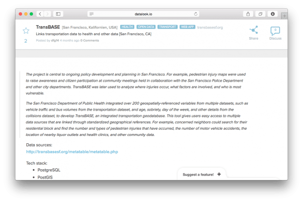 DataLook – библиотека проектов, использующих данные для общественного блага