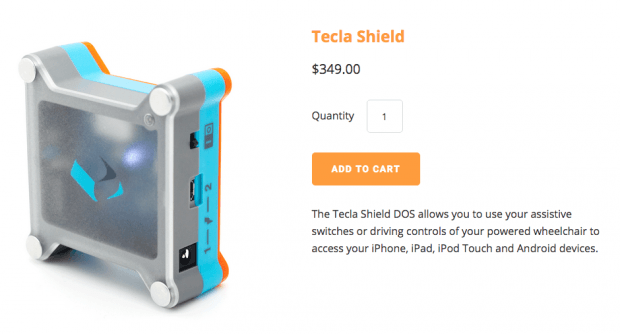 Tecla – вспомогательные устройство для людей с ограниченными возможностями