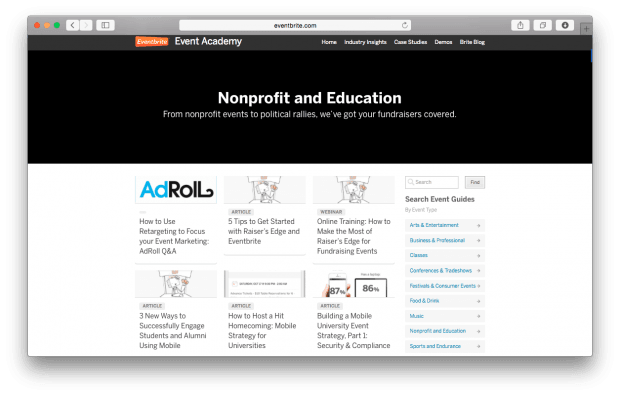 Eventbrite Event Academy – копилка знаний для проведения мероприятий