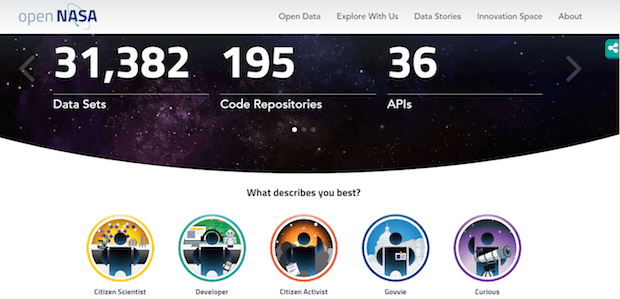 NASA открывает свои данные с помощью проекта Open.NASA