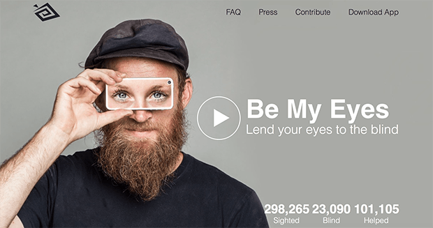 Be My Eyes. Изображение: bemyeyes.org