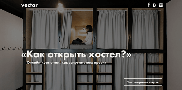 Новый онлайн-курс школы городских предпринимателей Vector. Изображение: hostels.vector.education