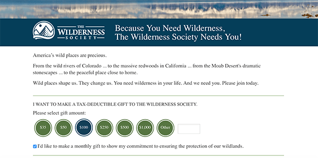 The Wilderness Society