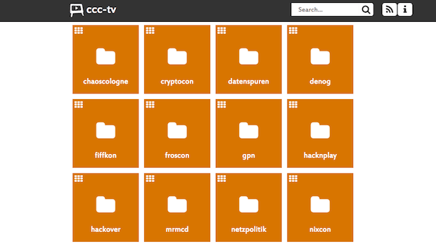 C3TV – онлайн-архив видеозаписей конференций и других мероприятий от Chaos Computer Club
