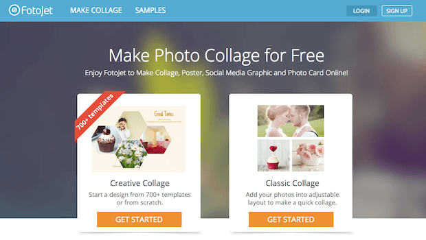 FotoJet – онлайн-создание коллажей, постеров и картинок для социальных сетей