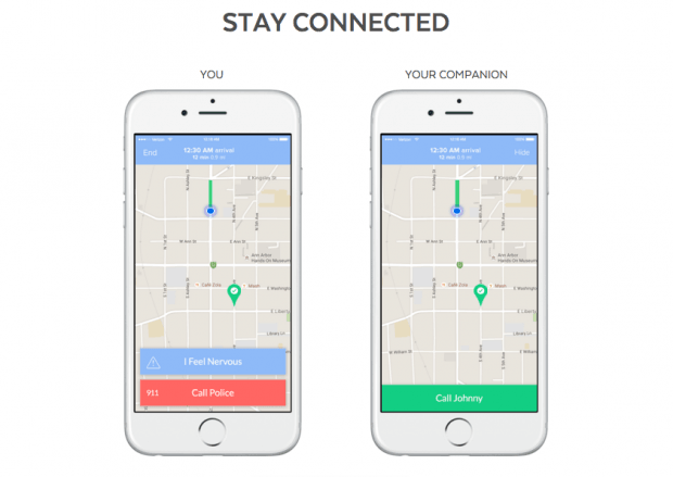 Приложение Companion найдет «спутника» для сопровождения по опасному маршруту