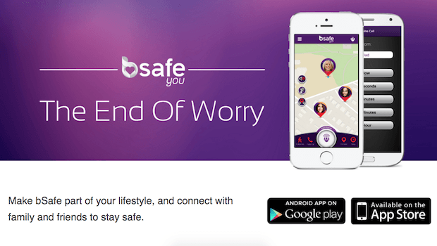 bSafe – мобильное приложение для обеспечения личной безопасности пользователя, друзей и семьи