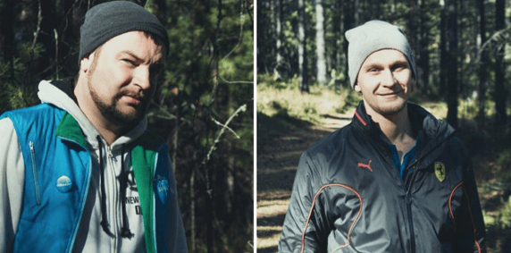 Василий и Евгений как настоящие гики во врем я хакатона уехали с мероприятия, чтобы за ночь сделать черновик проекта. Фото предоставлено Василием Голиковым.