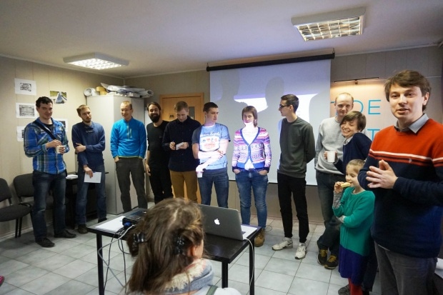 Участники митапа. Фото: Анастасия Дмитриева.