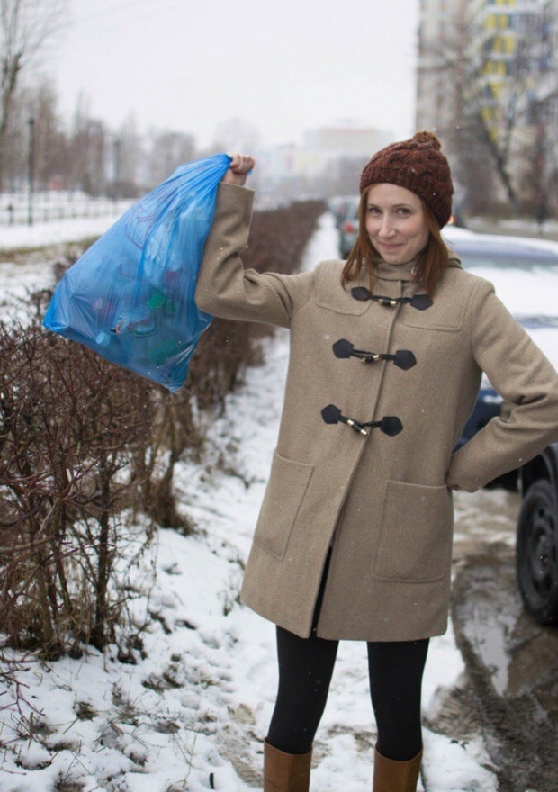 Участник акции проекта «РазДельно». Фото предоставлено организацией.