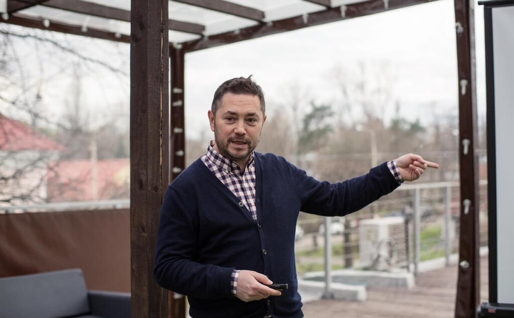 Олег Гант, главный редактор Теплицы социальных технологий. Фото: Екатерина Изместьева.