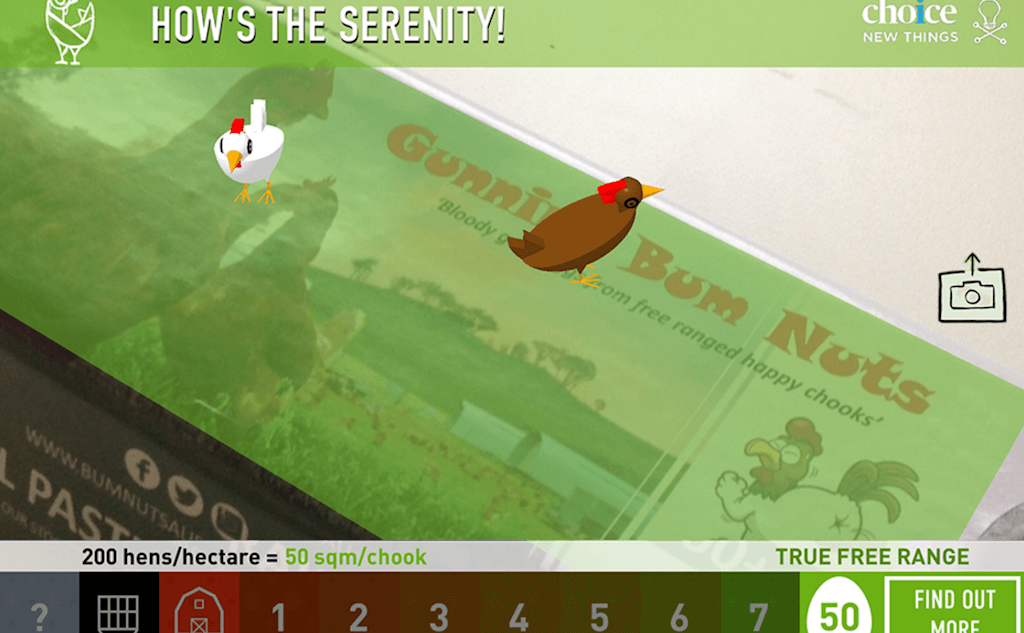 CluckAR – мобильное приложение, которое поможет определить, появились ли куриные яйца в более экологичных условиях