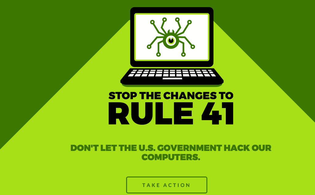 У конгрессменов есть время до 1 декабря, чтобы не остановить принятие поправки. Фото: фрагмент главной страницы noglobalwarrants.org