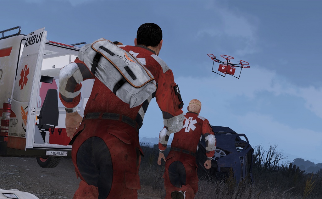 Международный Комитет Красного Креста сотрудничает с компанией Bohemia Interactive. В дополнение к игре Arma компания создала отдельную фракцию по гуманитарной помощи, таким образом, боевые сражения заменили на оказание помощи мирному населению. Изображение с сайта: arma3.com