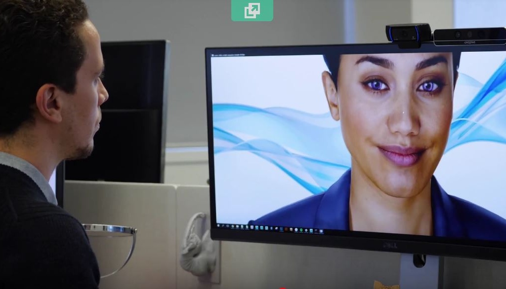 Компания Soul Machines учит машины распознавать и проявлять эмоции. Она создает виртуальных ассистентов, которые умеют не только общаться голосом, но и выражать эмоции на основе «цифровой нервной системы». Изображение: скриншот из ролика на официальном канале компании Soul Machines на Youtube