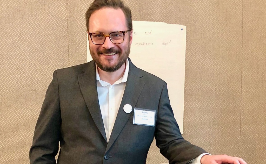 Интервью с исследователем Эндрю Шроком о будущем гражданских технологий. На фото: Эндрю Шрок, фото предоставлено спикером.