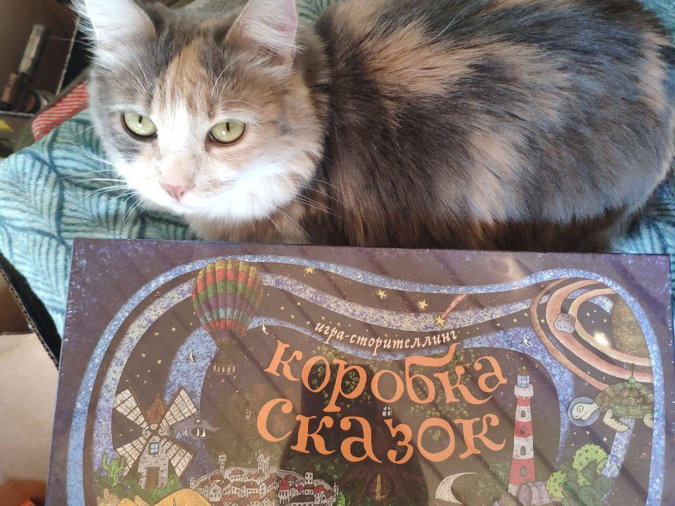 Игра-сторителлинг «Коробка сказок» — главное вознаграждение из проекта Ланы и Вячеслава у получателя. Фото Анны Мурачковской. 
