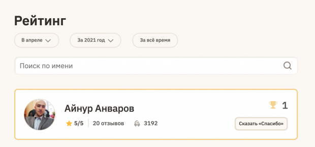 Нажмите кнопку «Спасибо». Волонтер получит письмо-уведомление. Это хороший способ сделать приятное незнакомому человеку