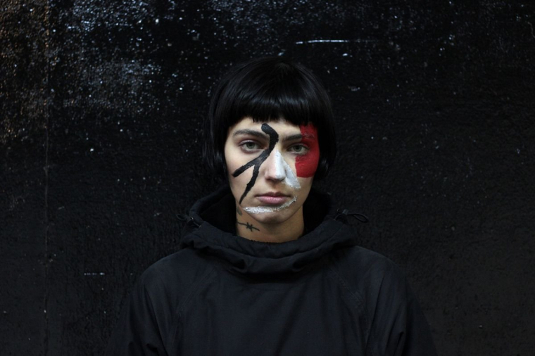 Катрин Ненашева. Фото с акции «Следуй».