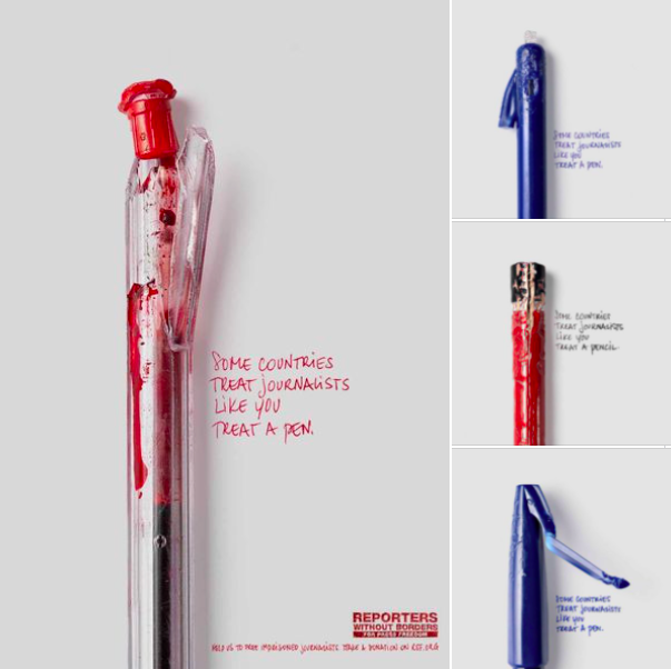 Изображение: Publicis, Reporters Without Borders.