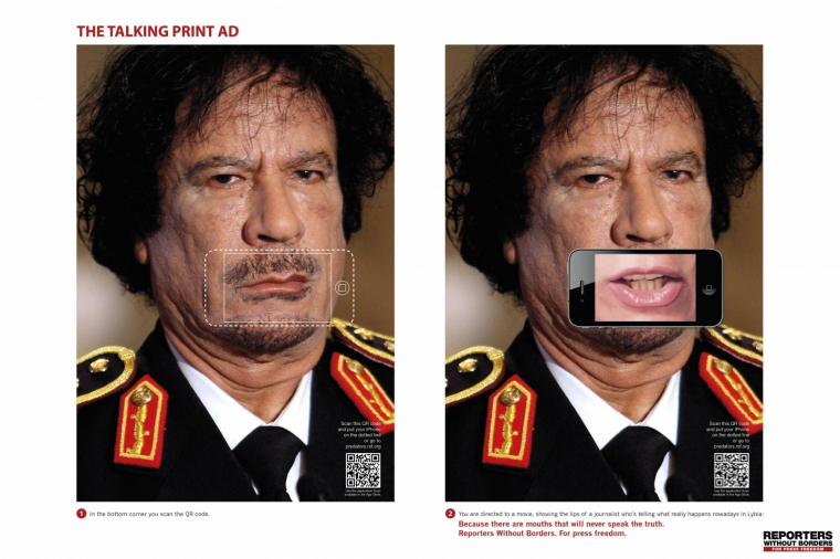 Изображение: Publicis, Reporters Without Borders.