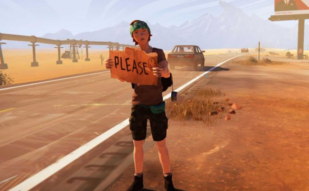 Кадр из игры «Шоссе 66»