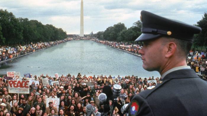 Кадра из фильма «Форрест Гамп».